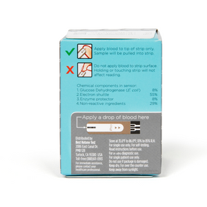 BKT Blood Glucose Test Strips