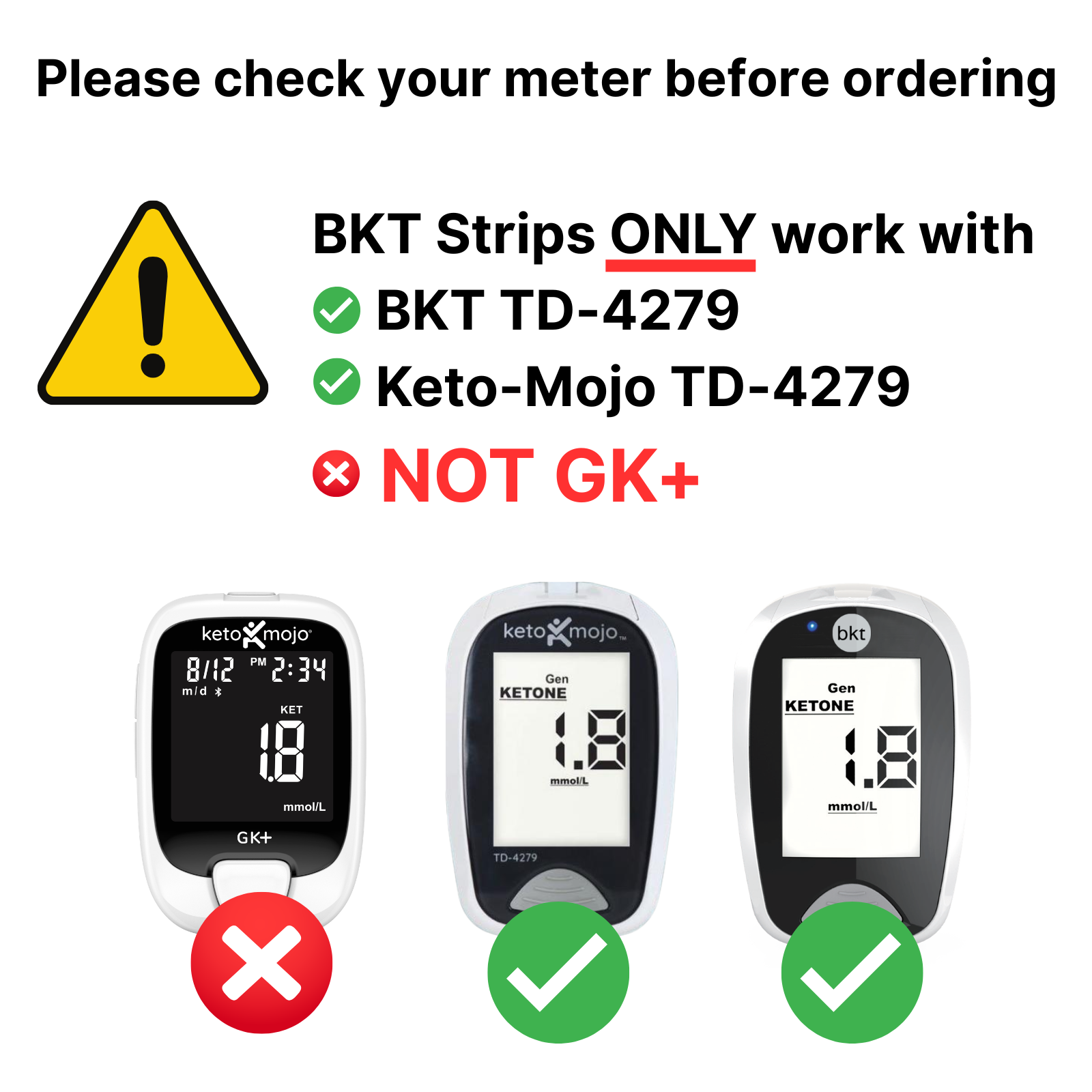 BKT TD-4279 compatible meter