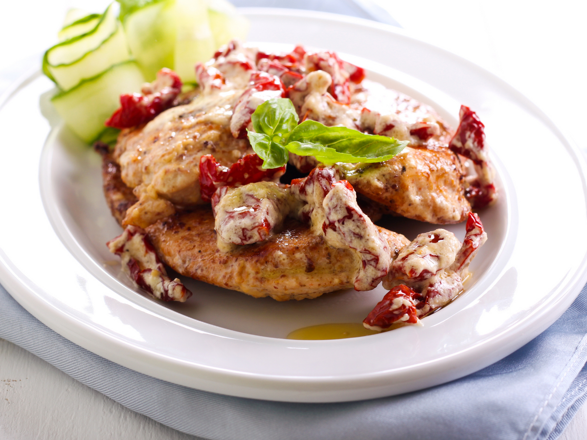 Keto Creamy Tuscan Chicken