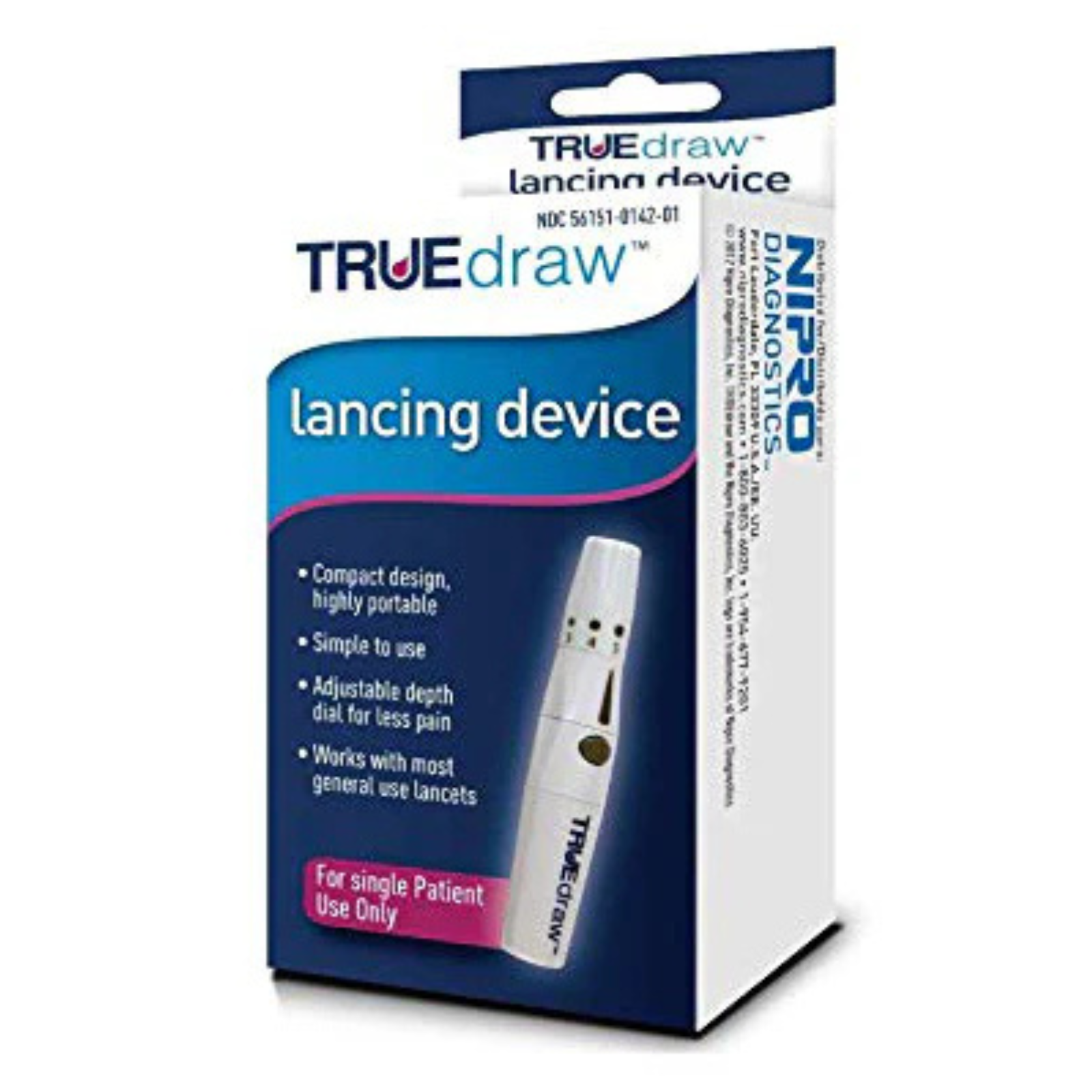 TRUEdraw Lancing Device